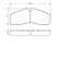 Brake Pad Set, disc brake BP1178 Bosch, Thumbnail 8
