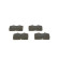 Brake Pad Set, disc brake BP1179 Bosch, Thumbnail 6