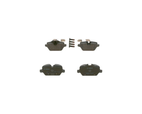 Brake Pad Set, disc brake BP1181 Bosch, Image 4