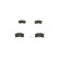 Brake Pad Set, disc brake BP1186 Bosch, Thumbnail 2