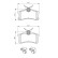 Brake Pad Set, disc brake BP1186 Bosch, Thumbnail 6