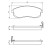 Brake Pad Set, disc brake BP1189 Bosch, Thumbnail 6