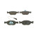 Brake Pad Set, disc brake BP119 Bosch, Thumbnail 6
