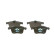 Brake Pad Set, disc brake BP1192 Bosch, Thumbnail 3