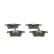 Brake Pad Set, disc brake BP1192 Bosch, Thumbnail 6