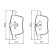 Brake Pad Set, disc brake BP1192 Bosch, Thumbnail 7