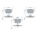 Brake Pad Set, disc brake BP1192 Bosch, Thumbnail 7