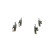 Brake Pad Set, disc brake BP1196 Bosch, Thumbnail 7