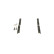 Brake Pad Set, disc brake BP1197 Bosch, Thumbnail 5