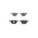 Brake Pad Set, disc brake BP1198 Bosch, Thumbnail 6