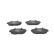 Brake Pad Set, disc brake BP1199 Bosch, Thumbnail 6