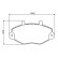 Brake Pad Set, disc brake BP1199 Bosch, Thumbnail 7