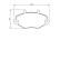 Brake Pad Set, disc brake BP1199 Bosch, Thumbnail 8