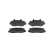 Brake Pad Set, disc brake BP1200 Bosch, Thumbnail 4