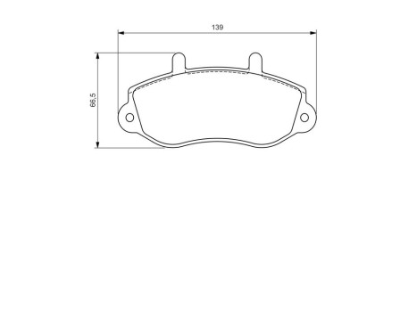 Brake Pad Set, disc brake BP1200 Bosch, Image 8