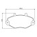Brake Pad Set, disc brake BP1201 Bosch, Thumbnail 7