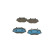 Brake Pad Set, disc brake BP1201 Bosch, Thumbnail 4
