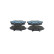 Brake Pad Set, disc brake BP1201 Bosch, Thumbnail 6