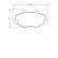 Brake Pad Set, disc brake BP1201 Bosch, Thumbnail 8