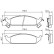 Brake Pad Set, disc brake BP1203 Bosch