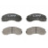 Brake Pad Set, disc brake BP1204 Bosch