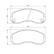 Brake Pad Set, disc brake BP1204 Bosch, Thumbnail 7