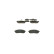 Brake Pad Set, disc brake BP1209 Bosch, Thumbnail 5
