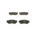 Brake Pad Set, disc brake BP121 Bosch, Thumbnail 3