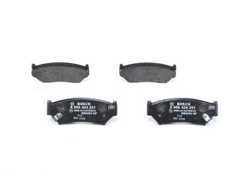 Brake Pad Set, disc brake BP121 Bosch, Image 4