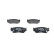 Brake Pad Set, disc brake BP121 Bosch, Thumbnail 4