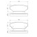 Brake Pad Set, disc brake BP121 Bosch, Thumbnail 6