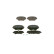 Brake Pad Set, disc brake BP1212 Bosch, Thumbnail 2