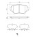 Brake Pad Set, disc brake BP1212 Bosch, Thumbnail 2