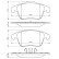 Brake Pad Set, disc brake BP1214 Bosch, Thumbnail 8