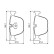 Brake Pad Set, disc brake BP1215 Bosch, Thumbnail 7