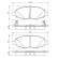 Brake Pad Set, disc brake BP1216 Bosch, Thumbnail 6