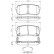 Brake Pad Set, disc brake BP1217 Bosch, Thumbnail 8