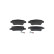Brake Pad Set, disc brake BP1219 Bosch, Thumbnail 4