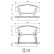 Brake Pad Set, disc brake BP1219 Bosch, Thumbnail 8