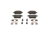 Brake Pad Set, disc brake BP1221 Bosch