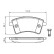 Brake Pad Set, disc brake BP1222 Bosch, Thumbnail 7