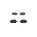 Brake Pad Set, disc brake BP1223 Bosch, Thumbnail 4