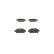 Brake Pad Set, disc brake BP1223 Bosch, Thumbnail 6