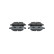 Brake Pad Set, disc brake BP1223 Bosch, Thumbnail 4
