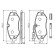 Brake Pad Set, disc brake BP1224 Bosch, Thumbnail 7