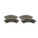 Brake Pad Set, disc brake BP1225 Bosch, Thumbnail 3