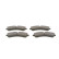 Brake Pad Set, disc brake BP1225 Bosch, Thumbnail 5