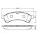 Brake Pad Set, disc brake BP1225 Bosch, Thumbnail 7