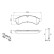 Brake Pad Set, disc brake BP1225 Bosch, Thumbnail 7
