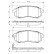 Brake Pad Set, disc brake BP1227 Bosch, Thumbnail 8
